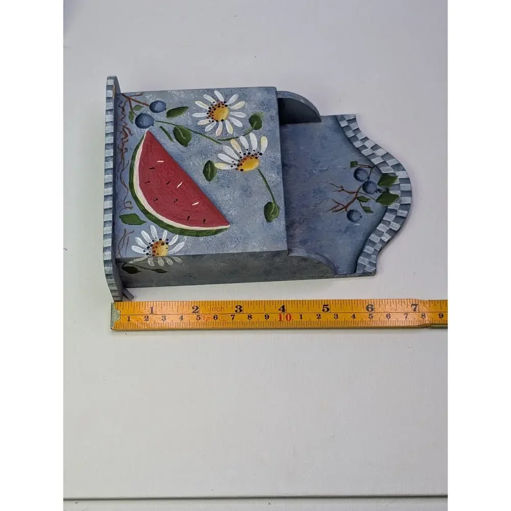 Farmhouse Home Decor Lot Basket Mail Organizer Clipboard Sign Rustic Country